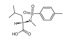 N-methyl-N-(toluene-4-sulfonyl)-L-leucine Structure