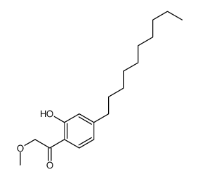 1-(4-decyl-2-hydroxyphenyl)-2-methoxyethanone结构式