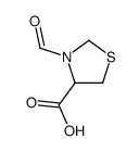 3-formyl-1,3-thiazolidine-4-carboxylic acid结构式