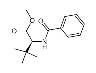 L-VALINE, N-BENZOYL-3-METHYL-, METHYL ESTER Structure