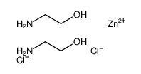 bis(2-aminoethanol-N,O)zinc dichloride结构式