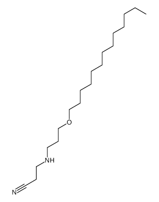 3-[[3-(tridecyloxy)propyl]amino]propiononitrile结构式