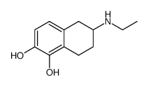 1,2-Naphthalenediol,6-(ethylamino)-5,6,7,8-tetrahydro-(9CI) Structure