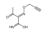 3-oxo-2-prop-2-ynoxyiminobutanamide Structure