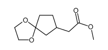 Methyl 1,4-dioxaspiro[4.4]non-7-ylacetate Structure