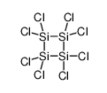 1,1,2,2,3,3,4,4-octachlorotetrasiletane Structure