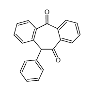 10,11-dihydro-11-phenyl-5H-dibenzo[a,d]cycloheptene-5,10-dione Structure