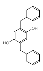 2,5-dibenzylbenzene-1,4-diol结构式