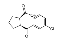 CIS-2-(3-CHLOROBENZOYL)CYCLOPENTANE-1-CARBOXYLIC ACID图片