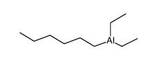 diethyl(hexyl)aluminum Structure