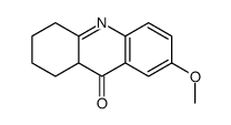 1,2,3,4-Tetrahydro-7-methoxy-9(9aH)-acridone Structure