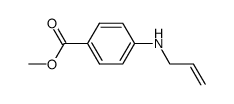 methyl 4-allylaminobenzoate Structure