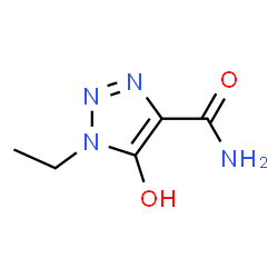 1H-1,2,3-Triazole-4-carboxamide, 1-ethyl-5-hydroxy- (9CI) structure