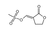 (E)-4,5-dihydro-3-(methylsulfonyloxymethylene)-2(3H)-furanone Structure