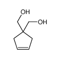 CYCLOPENT-3-ENE-1,1-DIYLDIMETHANOL structure