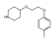 4-(2-p-Tolyloxy-ethoxy)-piperidine Structure