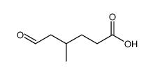 4-methyl-6-oxo-hexanoic acid Structure