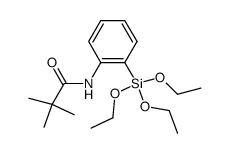 2-(triethoxysilyl)pivalanilide Structure