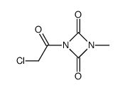 1,3-Diazetidine-2,4-dione, 1-(chloroacetyl)-3-methyl- (9CI) structure