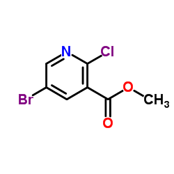 Methyl 5-bromo-2-chloronicotinate Structure