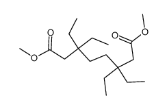 dimethyl 3,3,6,6-tetraethyloctanedioate结构式