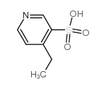 4-Ethylpyridine-3-sulfonic acid结构式