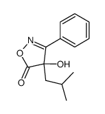 4-hydroxy-4-isobutyl-3-phenylisoxazoline-5-one Structure