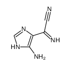 5-amino-4-(cyanoformimidoyl)-1H-imidazole Structure