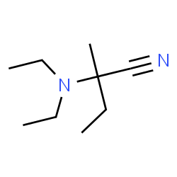 Butyronitrile,-alpha--diethylamino--alpha--methyl- (4CI)结构式