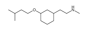 [2-(3-isopentyloxy-cyclohexyl)-ethyl]-methyl-amine Structure