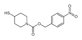 (4-nitrophenyl)methyl 4-sulfanylpiperidine-1-carboxylate结构式