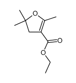 ethyl 2,5,5-trimethyl-4,5-dihydrofuran-3-carboxylate Structure