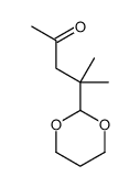 4-(1,3-dioxan-2-yl)-4-methylpentan-2-one Structure