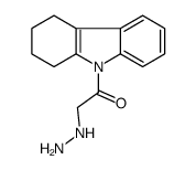 2-hydrazinyl-1-(1,2,3,4-tetrahydrocarbazol-9-yl)ethanone结构式