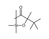 3,4,4-trimethyl-3-trimethylsilyloxypentan-2-one Structure