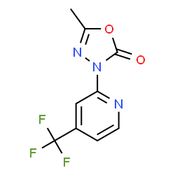 1,3,4-OXADIAZOL-2(3H)-ONE, 5-METHYL-3-[4-(TRIFLUOROMETHYL)-2-PYRIDINYL]- picture