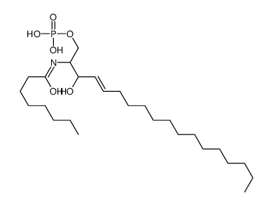 C8 Ceramide-1-phosphate Structure