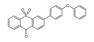 10,10-dioxo-3-(4-phenoxyphenyl)thioxanthen-9-one Structure