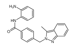 N-(2-aminophenyl)-4-[(3-methylindazol-2-yl)methyl]benzamide Structure