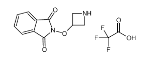 2-(azetidin-1-ium-3-yloxy)isoindole-1,3-dione,2,2,2-trifluoroacetate Structure