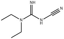 Guanidine, N'-cyano-N,N-diethyl-结构式