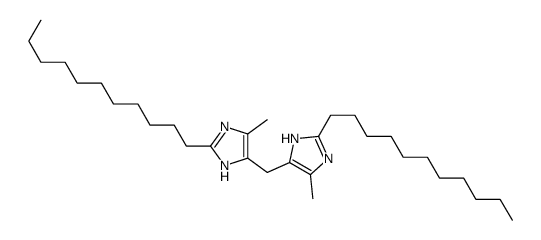 4,4'-methylenebis[5-methyl-2-undecyl-1H-Imidazole Structure