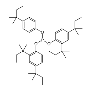 bis[2,4-bis(2-methylbutan-2-yl)phenyl] [4-(2-methylbutan-2-yl)phenyl] phosphite Structure