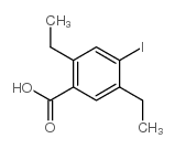 2,5-DIETHYL-4-IODO-BENZOIC ACID structure