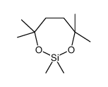 2,2,4,4,7,7-hexamethyl-1,3,2-dioxasilepane Structure