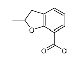 7-Benzofurancarbonylchloride,2,3-dihydro-2-methyl-(6CI) Structure