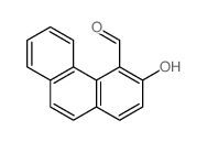 4-Phenanthrenecarboxaldehyde,3-hydroxy-结构式