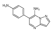 6-(4-Aminophenyl)pyrazolo[1,5-a]pyrimidin-7-amine Structure