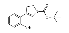 tert-butyl 4-(2-aminophenyl)-2,3-dihydro-1H-pyrrole-1-carboxylate Structure