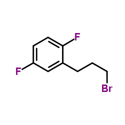 2-(3-Bromopropyl)-1,4-difluorobenzene Structure